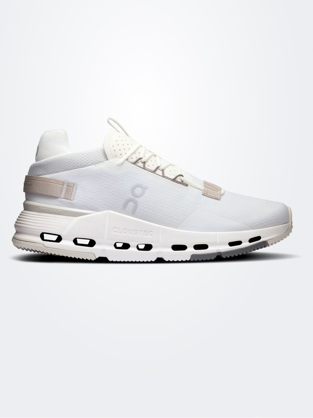 On Running Cloudnova Sneakers — Ice & Sand